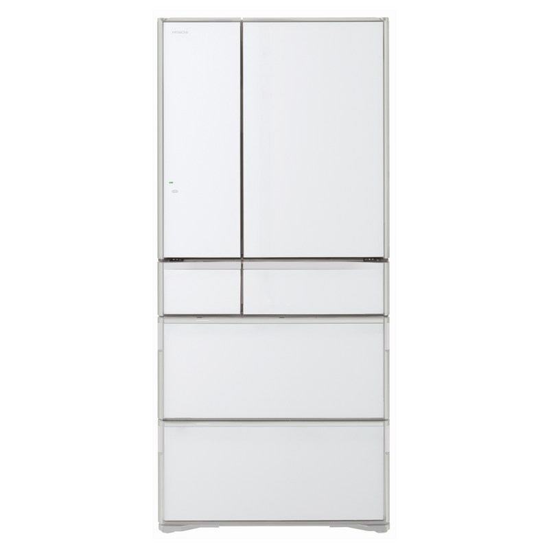 HITACHI 6 Doors Refrigerator (23.8 Cubic,Crystal White) R-WX670RT XW
