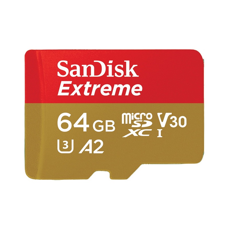 SANDISK Extreme Micro SDXC (64 GB) SDSQXAH-064G-GN6MN