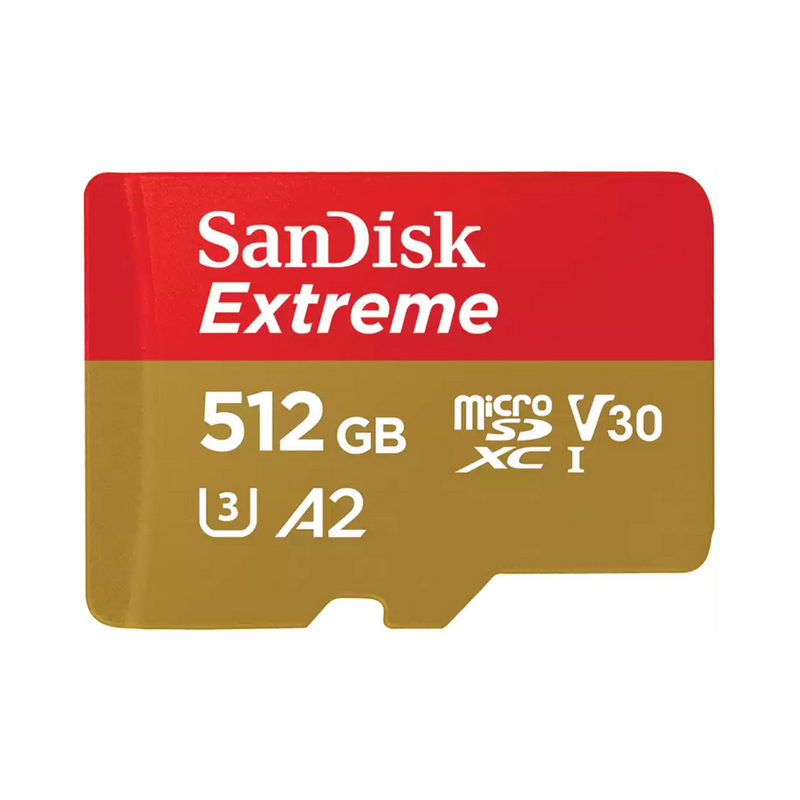 SANDISK Extreme Micro SDXC (512 GB) SDSQXAV-512G-GN6MN
