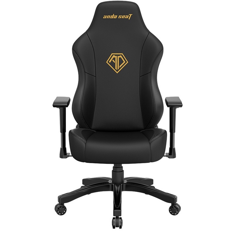 Phantom 3 Series Premium Gaming Chair - PVC Leather, Elegant Black