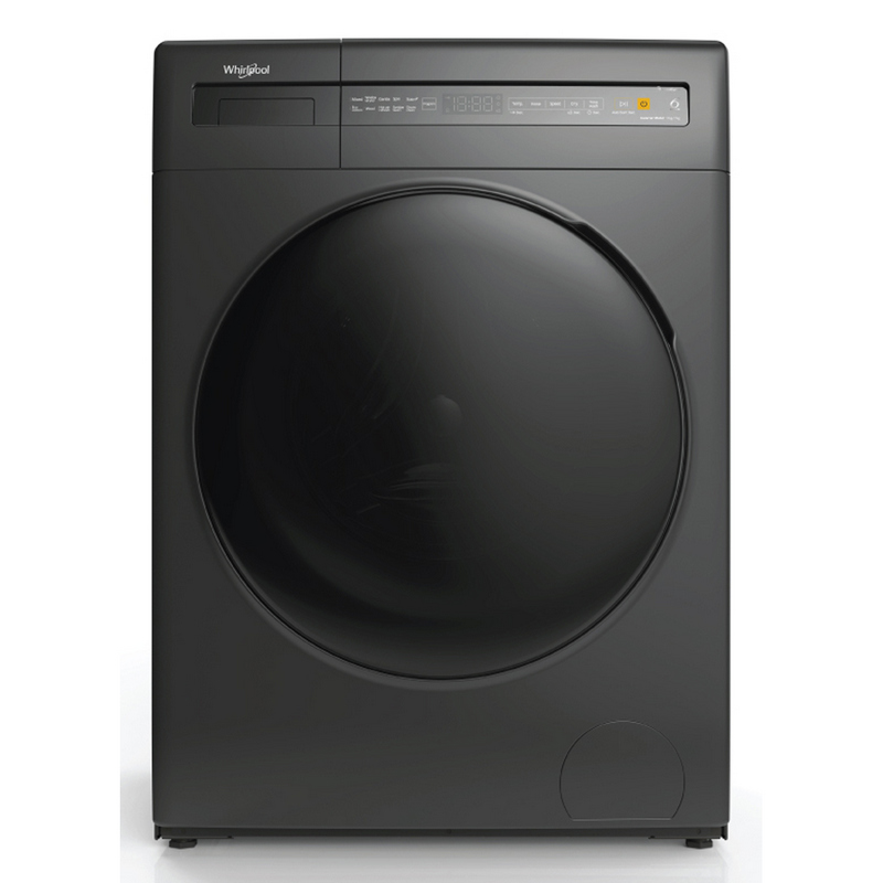 WHIRLPOOL Front Load Washer & Dryer (11/7 kg) WWEB11702OG + Stand