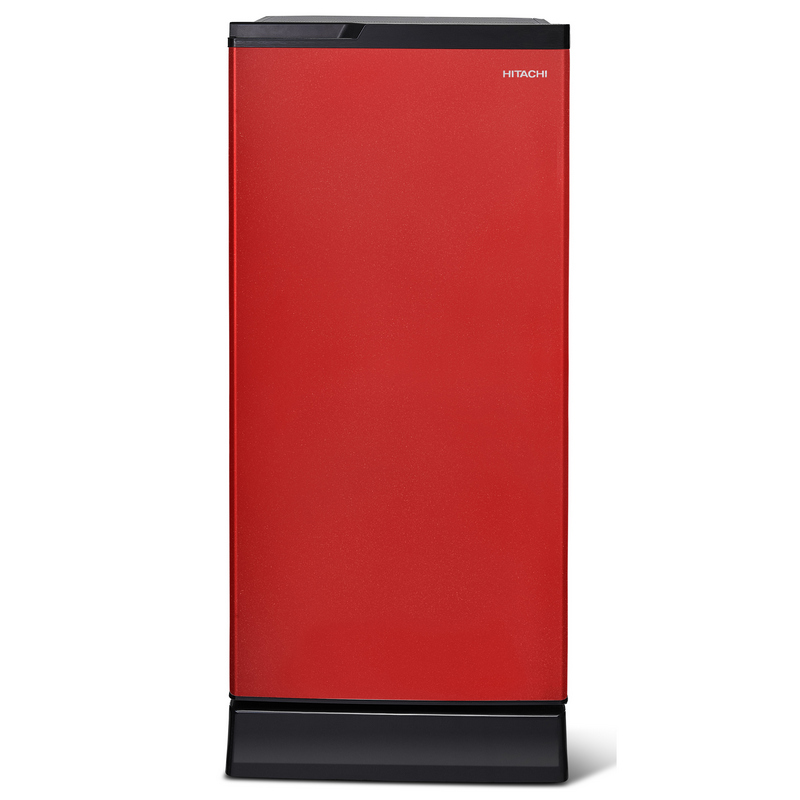 Hitachi Single Door Refrigerator (6.6 Cubic, PCM Metallic Red) HR1S5188MNPMRTH