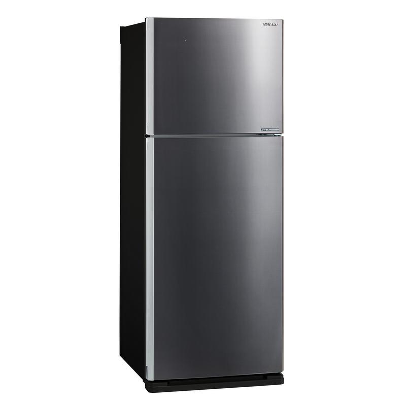 SHARP Grand Series Double Doors Refrigerator (13.3 Cubic, Dark Silver) SJ-X380T-DS