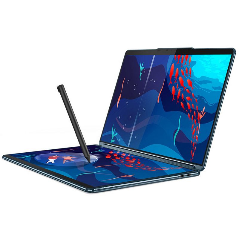 Lenovo YogaBook 9i Notebook (13.3", Intel Core i7, RAM 16GB, 1TB, Tidal Teal) YB9-14IRU/82YQ000PTA + Bag + Lenovo Digital Pen (Gen 3)