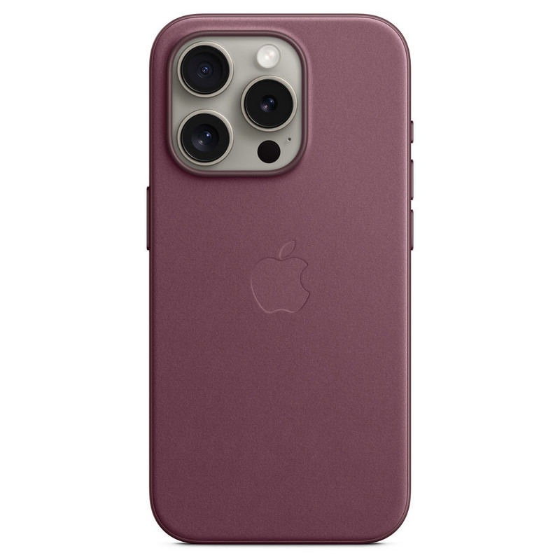 Apple FineWoven Case with MagSafe for iPhone 15 Pro (Mulberry)