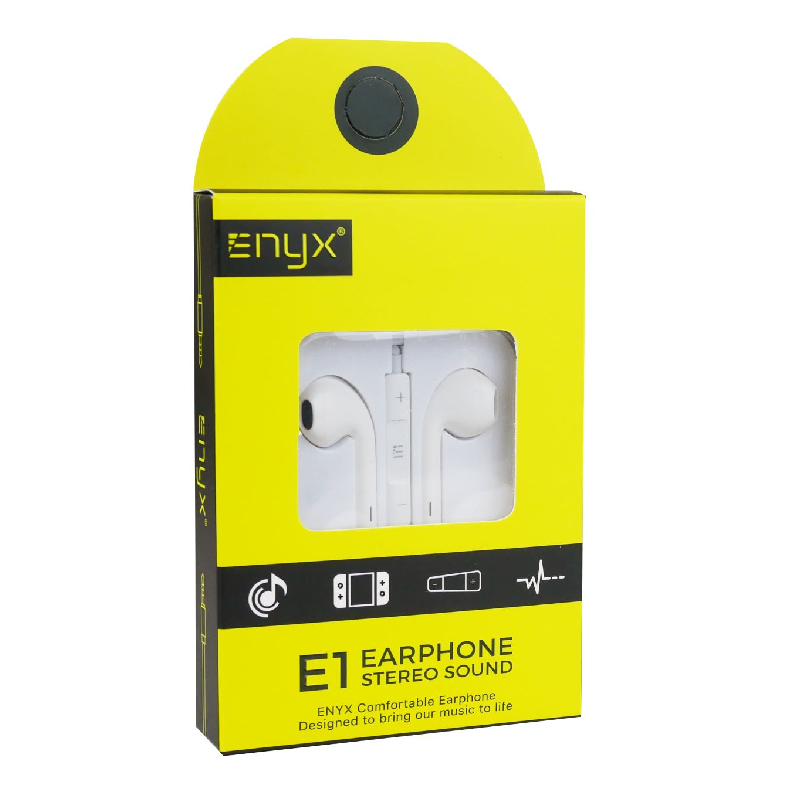 EARPHONE E1 ENYX 9994488004012 WHITE