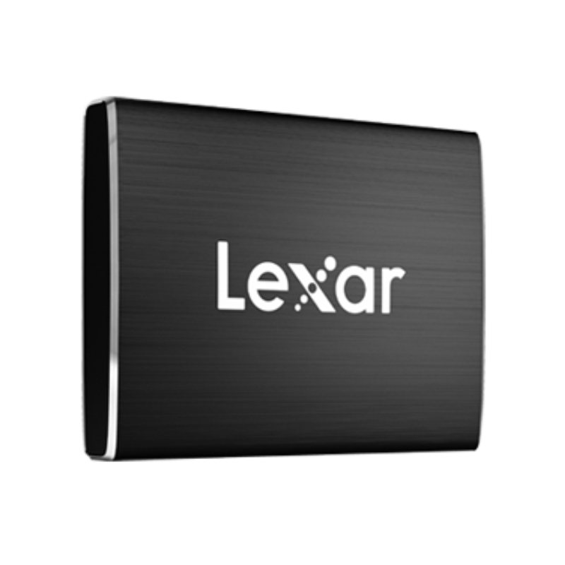 Lexar SL100 SSD Portatile 1TB Professionale, Unità Esterna SATA III, Velocità Lettura 1050MB/s, Alluminio Nero