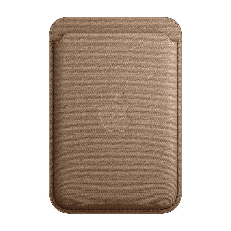 Finewoven wallet for iphone with Magsafe brown grey