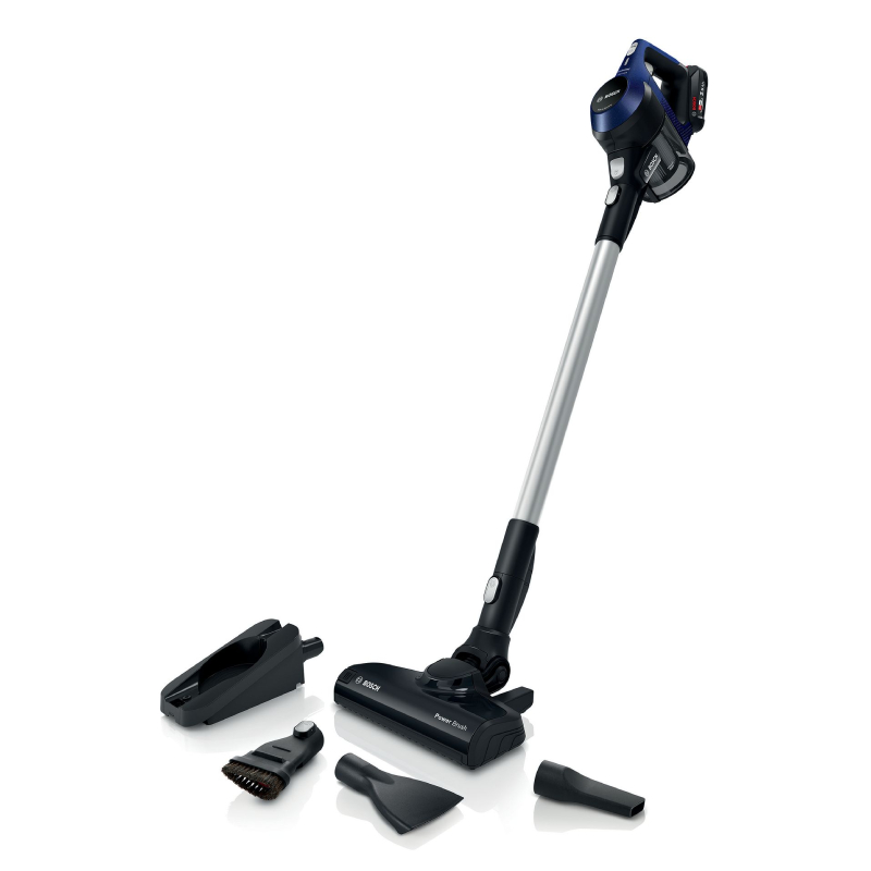 BOSCH Series 6 Stick Vacuum Cleaner Cordless 18V 0.3L (Moonlight Blue) BBS611MAT