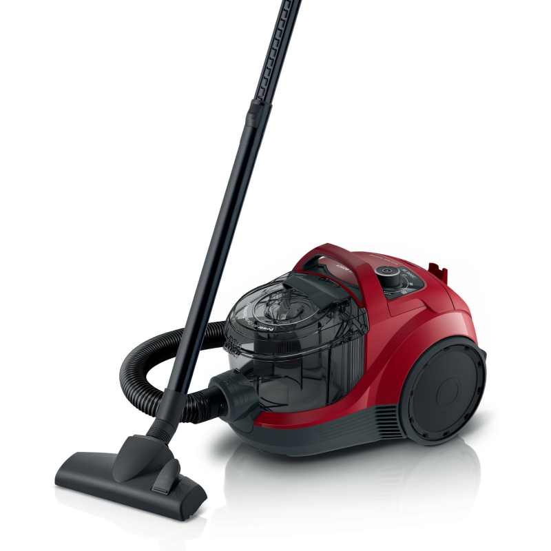 BOSCH Series 4 Canister Vacuum Cleaner 2000W 2L (Red) BGS21WX200
