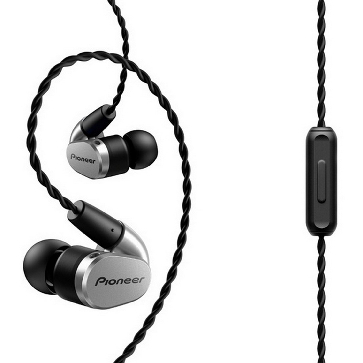 PIONEER In-Ear Wire Headphone (Silver) SE-CH5T