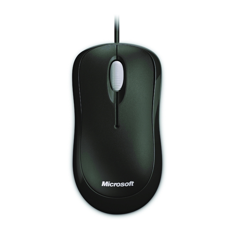Microsoft Mouse (Black) Basic Optic 