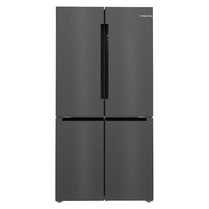 ตู้เย็น 4 ประตู (19 คิว, สีดำ-ป้องกันลายนิ้วมือ) รุ่น KFN96AXEA