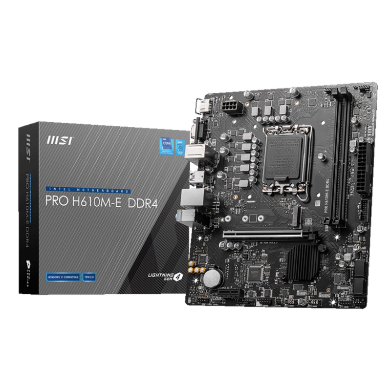 MSI PRO Mainboard (LGA-1700) H610M-E DDR4