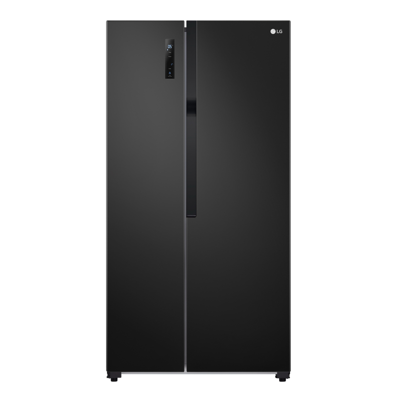 LG ตู้เย็น Side by Side Inverter (สี Black) รุ่น GC-B187JBAM.AHBPLMT