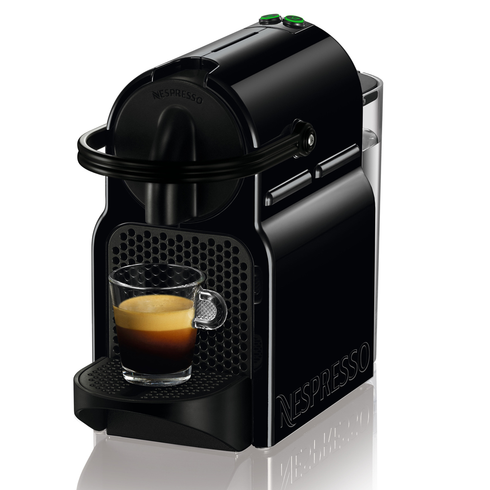 NESPRESSO Coffee Capsule Maker (1,260W, Black) INISSIA