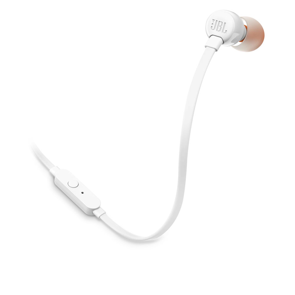 Jbl In Ear Wire Headphone (White) T110WHT