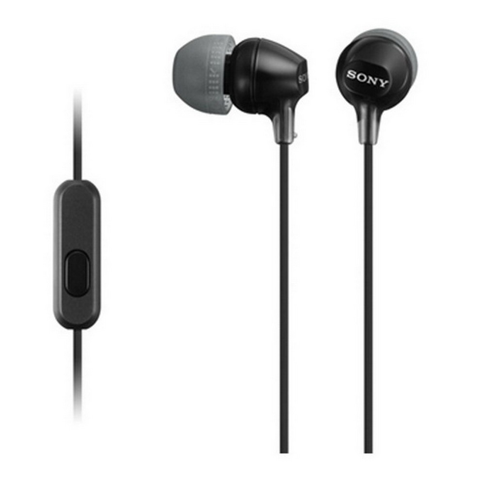 Sony In Ear Wire Headphone (Black) MDR-EX15APBZE
