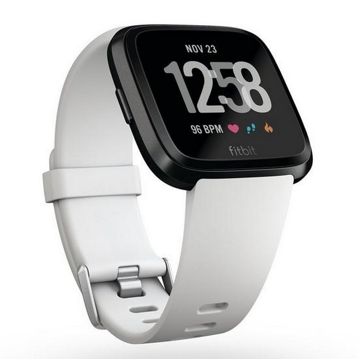 Fitbit สมาร์ทวอทซ์  (สี Black/White) รุ่น Versa FB505GMWT-EU