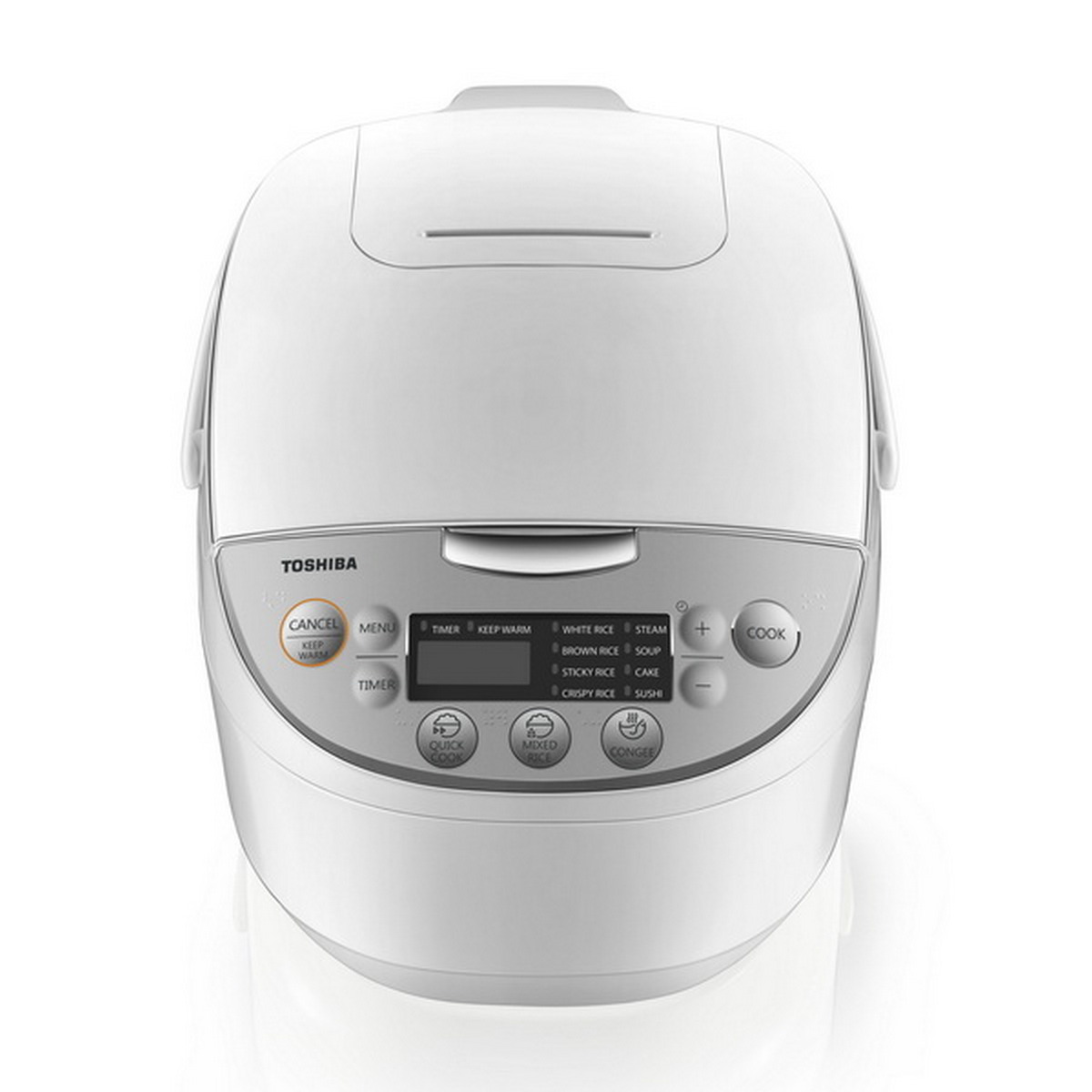 Toshiba Rice Cooker (605 W, 1 L , White) RC-T10DR1 