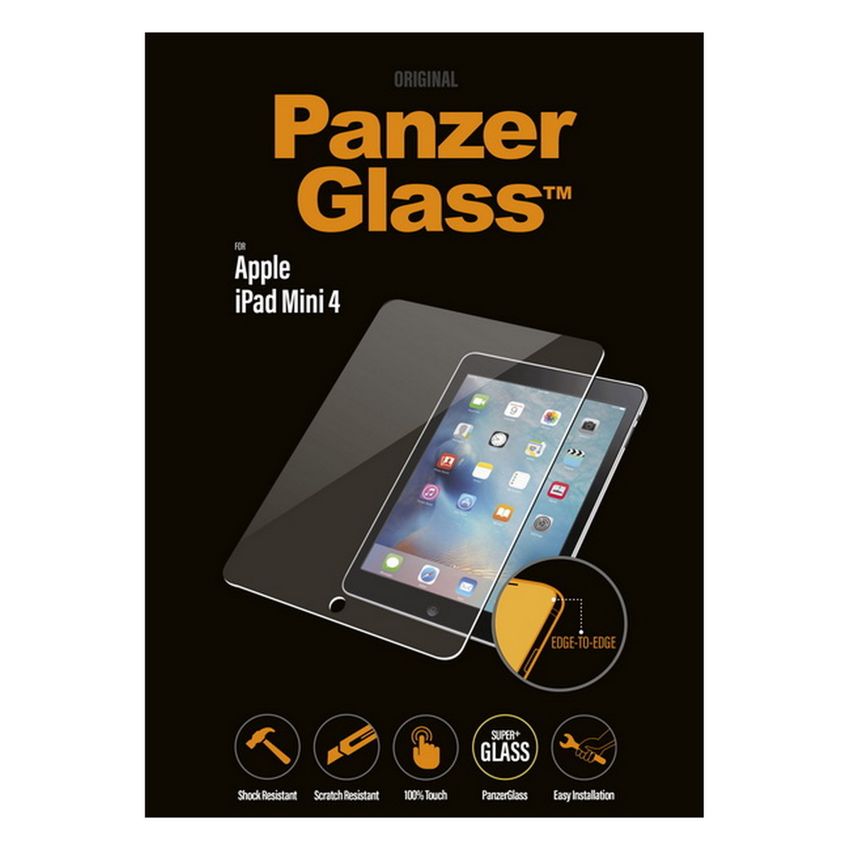 Panzer Glass Film for iPad Mini 4/5 Tempered Glass-Clear 1051