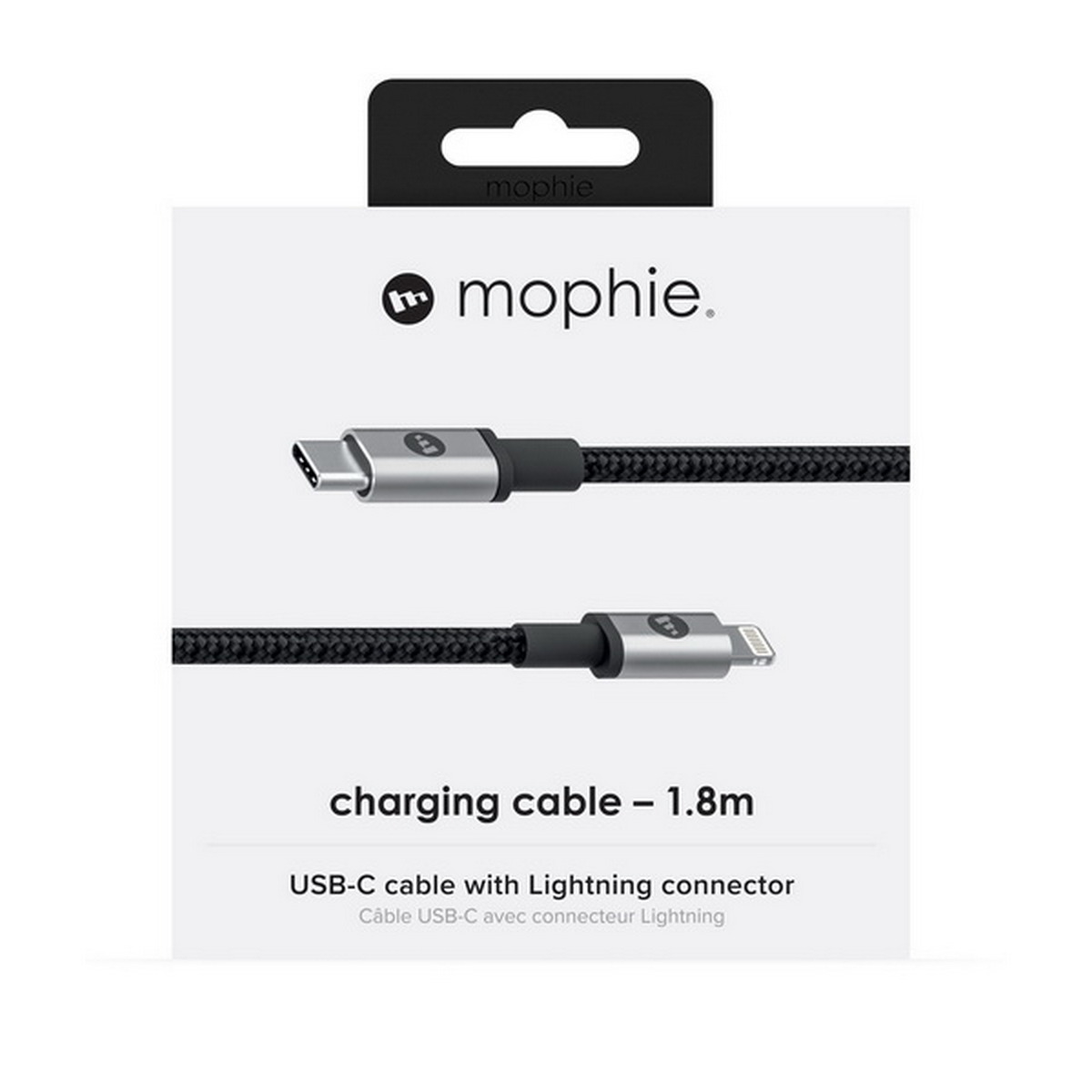 Mophie USB-C To Lightning Cable (Black,1.8M) 409903200