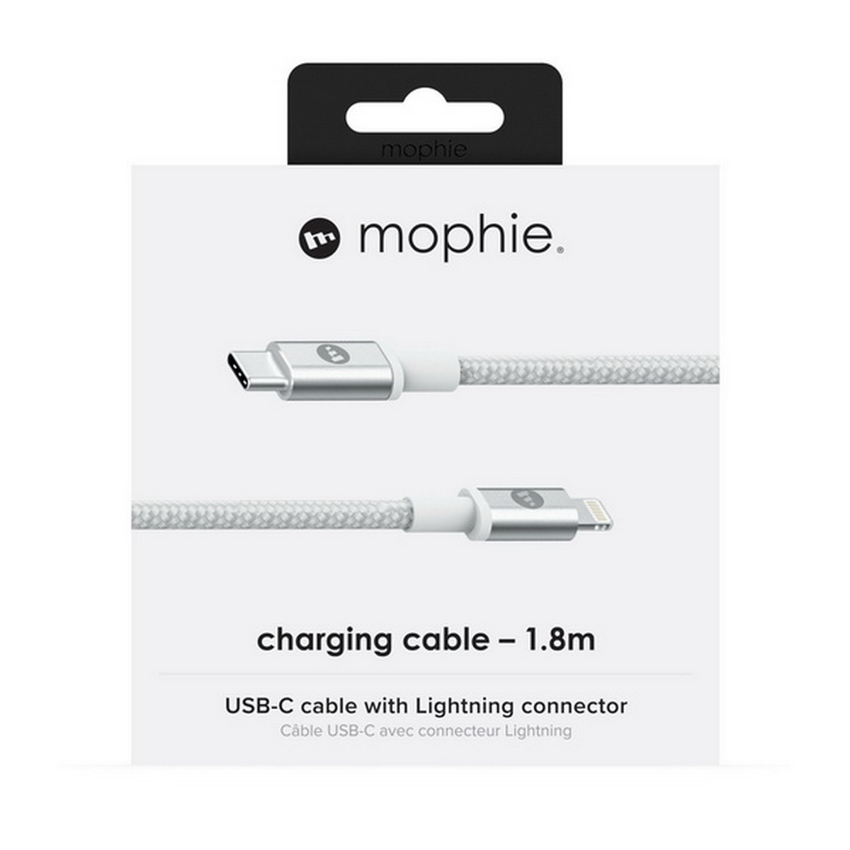 Mophie USB-C To Lightning Cable (White,1.8M) 409903199