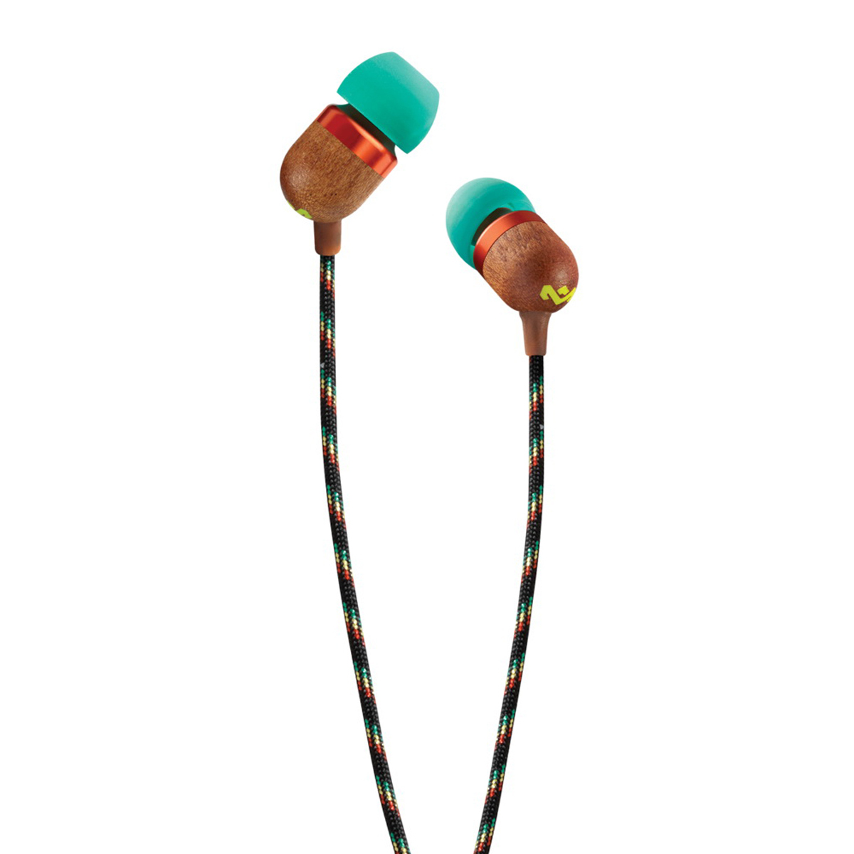 Marley In-Ear Wire Headphone (Rasta) Smile Jamaica Earbuds