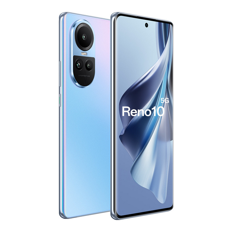 Oppo Reno 10 5G 8GB+256GB Ice Blue – BLUE LITE GADGETS INC.