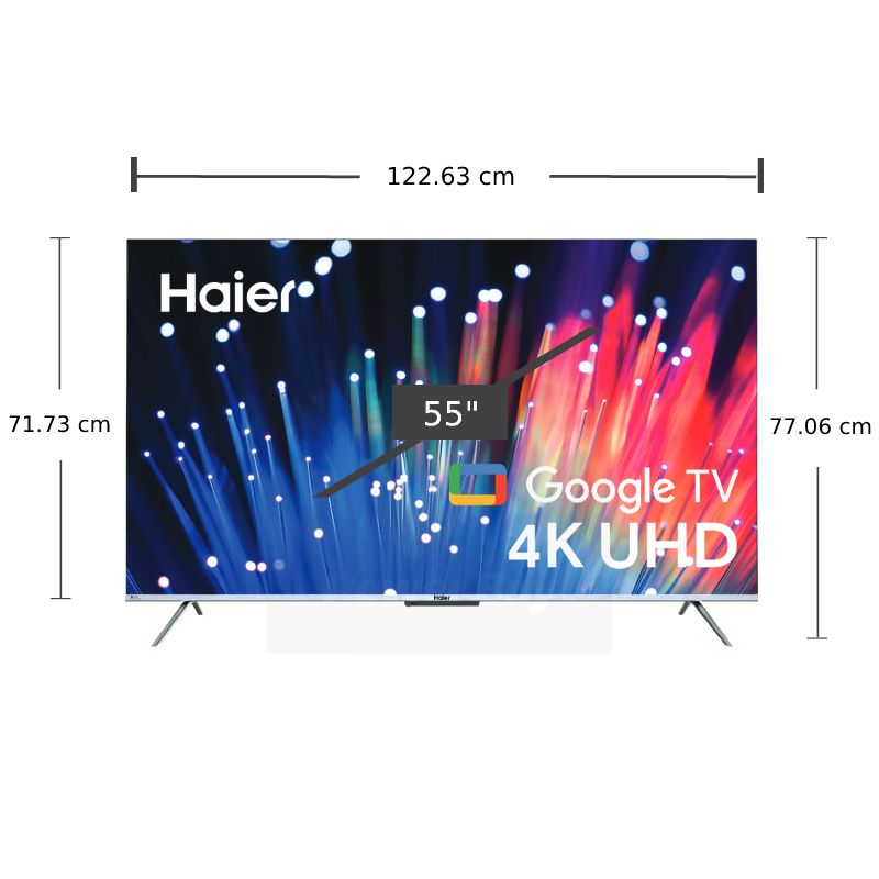 ทีวี K7UG UHD HQLED (55", 4K, Google TV, ปี 2023) รุ่น H55K7UG