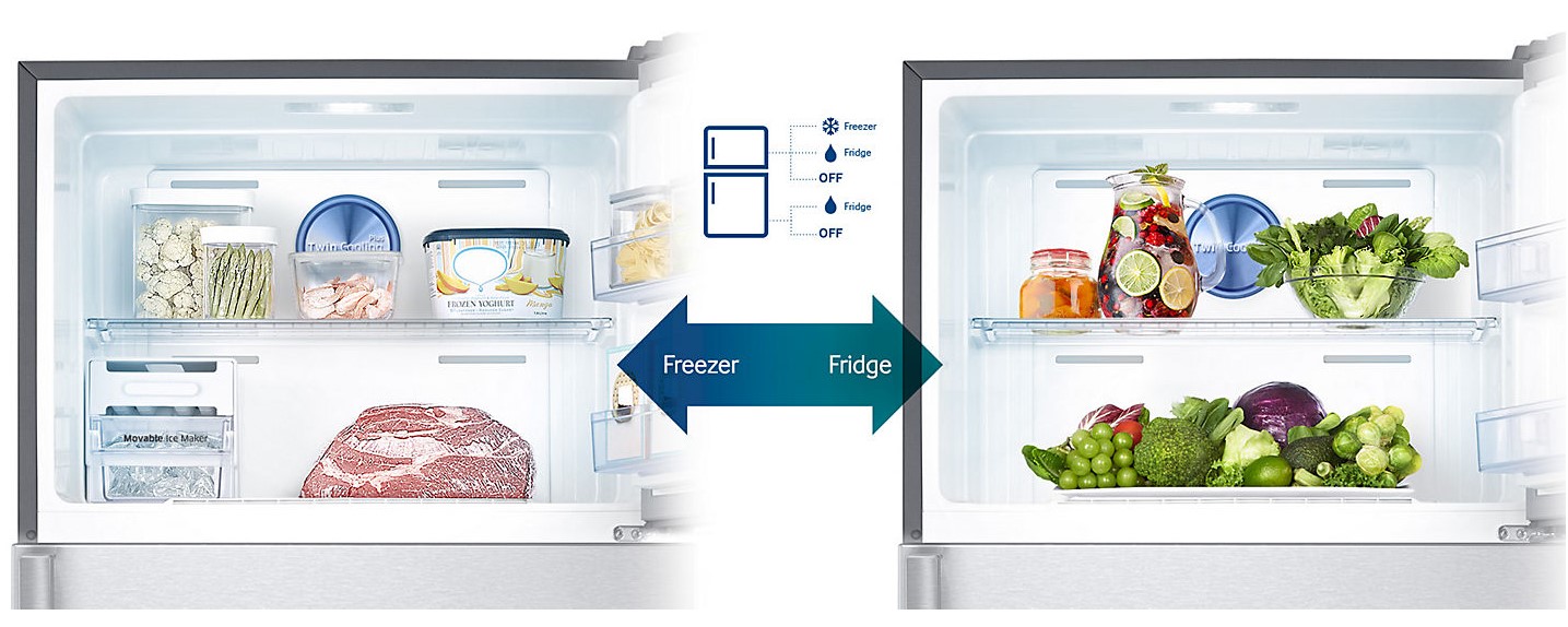 SAMSUNG Double Door refrigerator RT50K6235S8 / ST