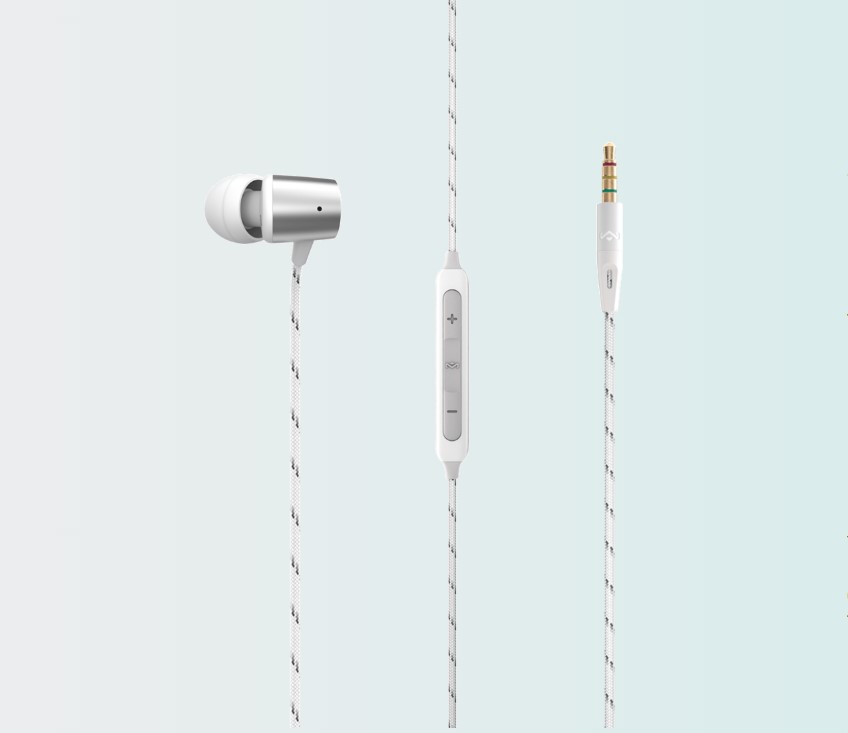 Marley In-Ear Wire Headphone (Silver) Uplift 2 Earbuds